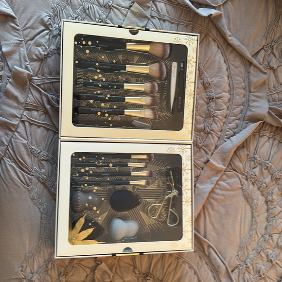 Ulta new in box beauty holiday cosmetic brush kit Polish’d sparkle and shine - Picture 2 of 8